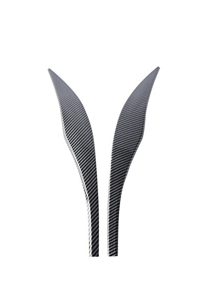 RADUS Headlight cover set for BMW 3 Series E90/E91, carbon