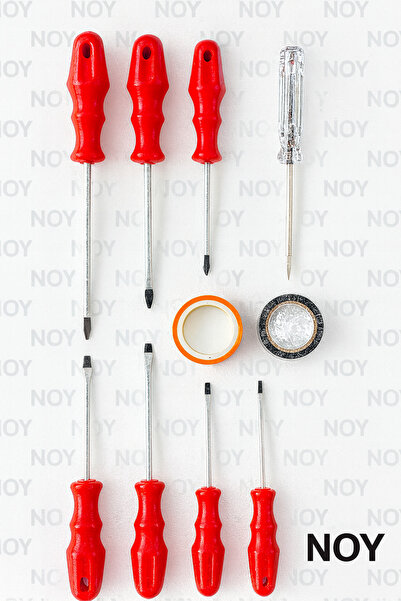 NOY Tornavida Seti 10 Parça Lüx Evde Hızlı Tamir Seti