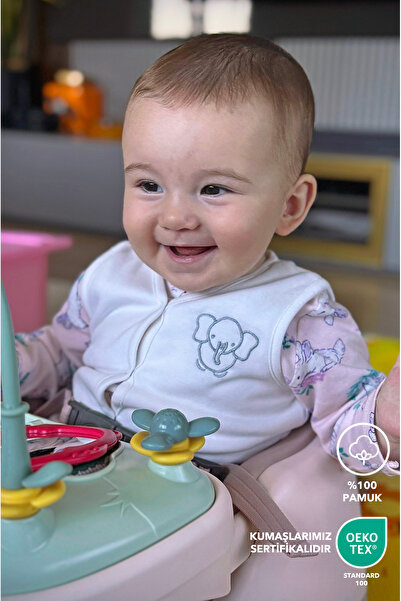 Lilalinda Baby Children's Vest 2-Pack 100% Cotton with Embroidery Details