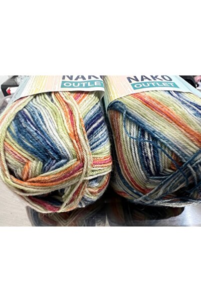 İhraç Fazlası خيط حياكة من الصوف بنسبة 75%، عبوة من قطعتين