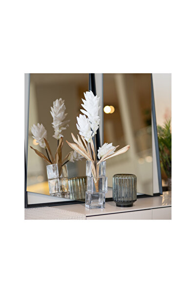 cc bin shihon Square crystal glass trivet, three tiers, 30 cm high