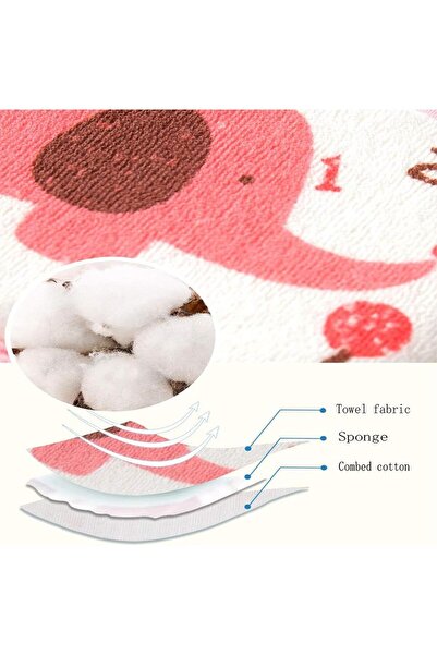 X SPRING Baby Bath Sponge Set - 3pcs Super Soft Cotton Animal Design for Newborn Sensitive Skin