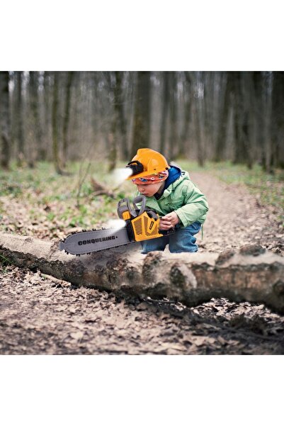 Selgot Children's Chainsaw Playset with Helmet, Plastic, 3+, Multicolor
