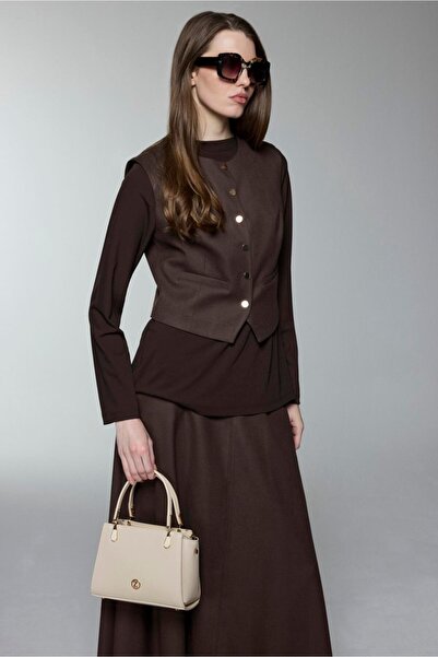 Zühre Triple Combination Set Brown 1355