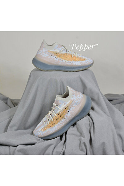 YEEZY Boost 380 Pepper Sport Shoes Grey Orange
