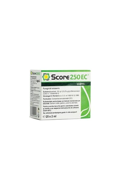 SYNGENTA Systemic fungicide Score 250 EC, 4 ampoules x 2 ml