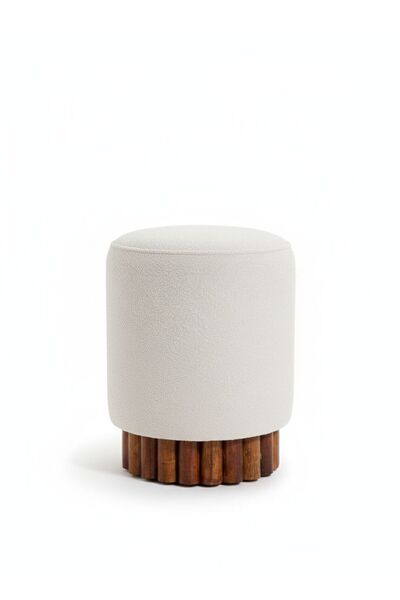 idizayn Nosta Ahşap Puf