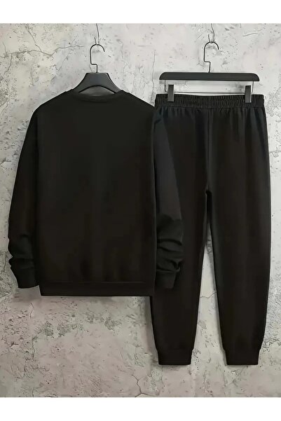 Flaubert Men's Printed Balance Oversized Sweatshirt - Sweatpants 2-Piece Set