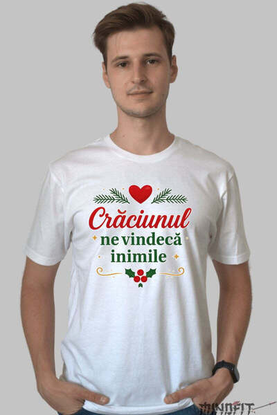 GILDAN Tricou De Craciun Craciunul Ne Vindeca Inimile Barbat