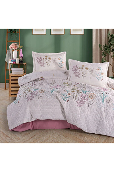 Clasy Ranforce 100% Cotton Double Four Seasons Set Bahari V1 Pink