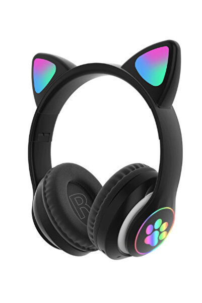 OEM Casti wireless pliabile Urechi de pisica VZV-23M NEGRE