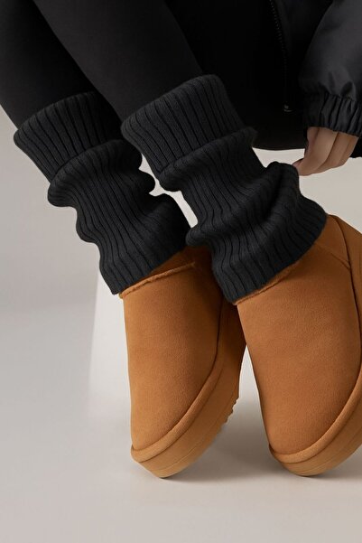 Ozzy Socks Protector de praf 100% acrilic Tricotaj împletit Încălzitor pentru picioare negru