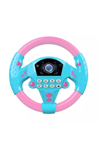 OEM Volan de jucărie cu ventuze, sunete multiple de mașină, roz