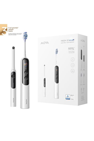 MOVA Ηλεκτρική οδοντόβουρτσα Fresh20 Vision και σαρωτής ανίχνευσης πλάκας, 22...