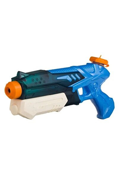 OEM Pistol cu ​​apă din plastic albastru-alb, 32 cm – Joc de vară pentru copi...