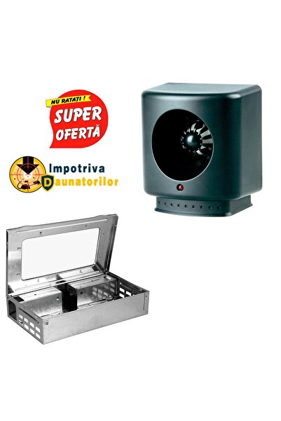 Pest x Defend PACHET Aparat anti soareci Isotronic XL200 + Capcana multicaptura pentru soareci