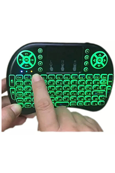 OEM Mini Wireless Q K07 Keyboard with Touchpad 2.4 GHz RGB Lighting 7 Colors