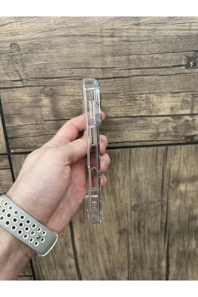 YZGOLDEN iPhone 17 Promax Compatible Star Patterned Transparent Glitter Silver Camera Protruding Shiny Cover