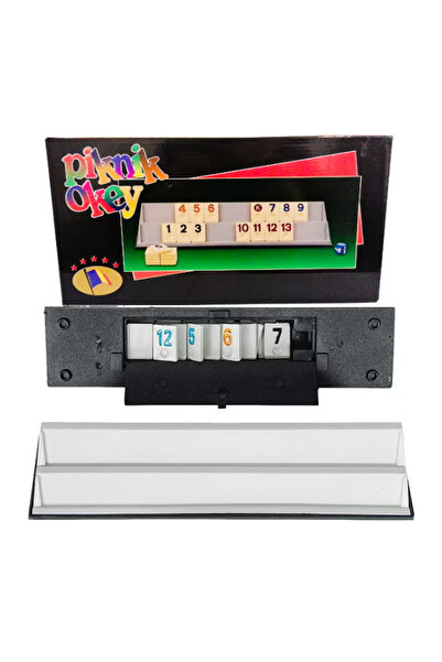 OEM Joc de Remi Piknik Rummy Okey Rummy Classic 106 Piese de Plastic