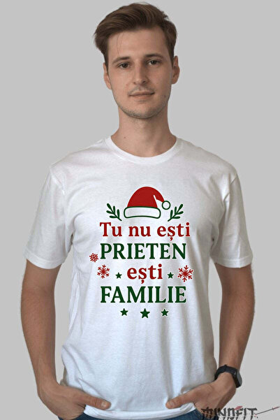 GILDAN Tricou De Craciun Tu Nu Esti Prieten Esti Familie Barbat