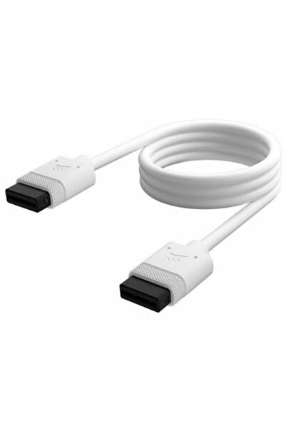Corsair SATA cable, straight, white, 60 cm