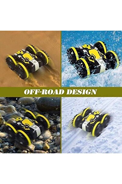 OEM Interactive remote control amphibious car - Yellow (6+ years)
