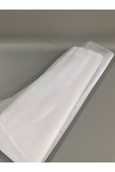 edalle Beyaz Kristal Tül 100*300 Cm | Düğün, Kına, Nişan, Araba, Konvoy, Kapı, Bohça, Kapı Süsleme Tülü