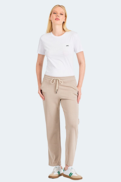 Slazenger Ilara I Women's Beige Sweatpants