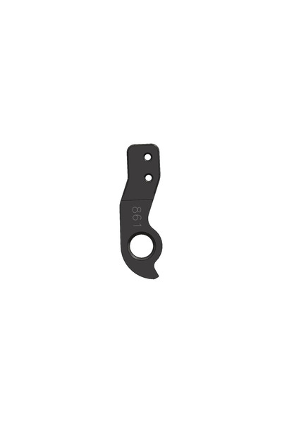 PİLO Ramă pentru urechi D861 pentru Cannondale - Negru anodizat