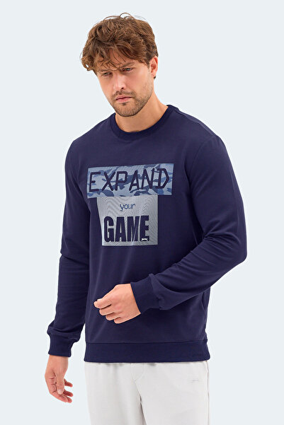 Slazenger Rubio Men's Navy Blue Sweatshirt