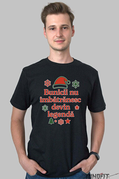 GILDAN Tricou De Craciun Bunicii Devin Legenda Barbat