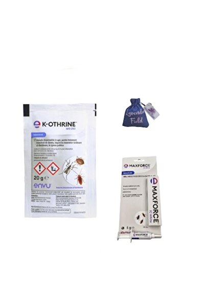 Bayer set insecticide: gel Maxforce IC 5 g, K-Othrine WG 20 g și pliculeț cu lavandă 10 g