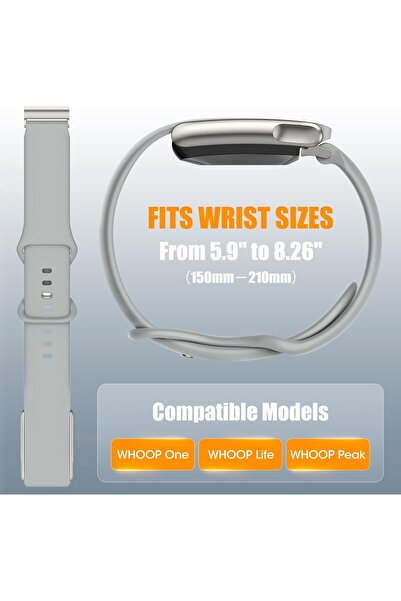 NEONI Silicone Sport Replacement Band for WHOOP 5.0 (One, Peak, Life)