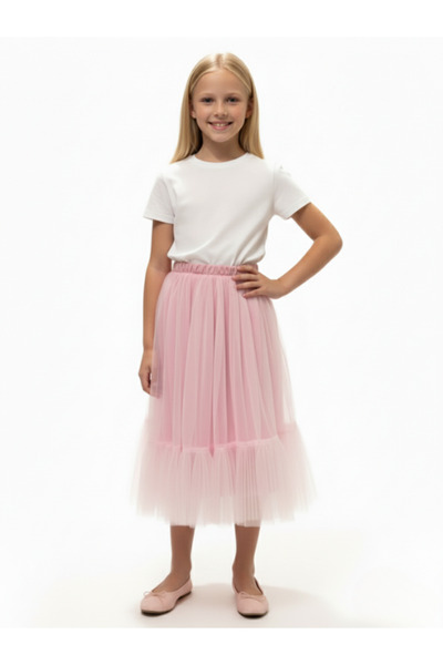 Ceylin Fashion Devojčica Anđeo Postavljeno Dvostruki sloj San Til Komad suknj...