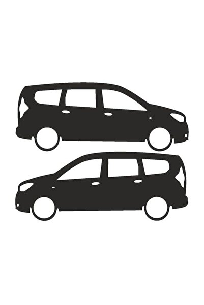EYBA STİCKER ملصق سيارة من Dacia Lodgy باللون الأبيض