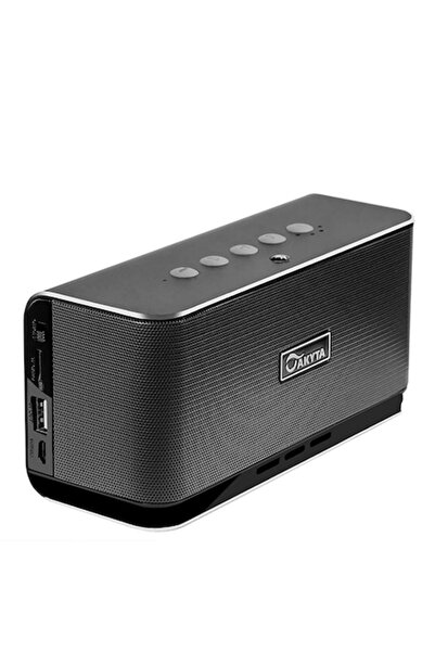 Akyta Portable Bluetooth Speaker, 10 W, 3200 mAh, Black