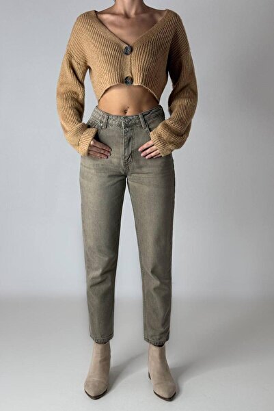 LACARINO 7609 Mom Fit Pantaloni de jeans pentru femei