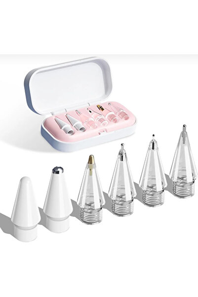 Fibaks iPad Pencil Replacement Tips Apple Pencil 2Nd/1St Generation Nesil Pro/Usb-C Pro/Mini/Air 6 Spare Tip and Case