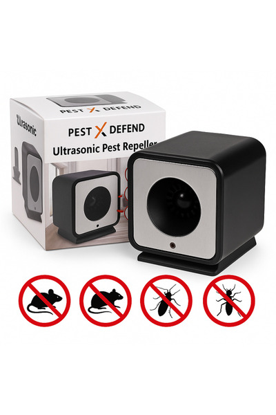 Pest x Defend Pest Repeller Ultrasonic 230mp - Aparat anti dăunători cu ultra...