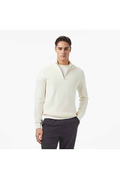 Nautica Men's Cream Classic Fit Sweater