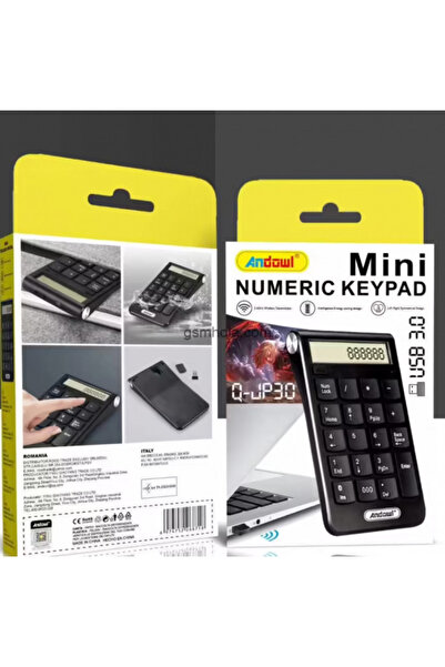 OEM Andowl QJP30 Numeric Keypad Extension with USB 3.0 Wireless Receiver