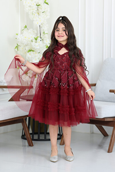 modern designer فستان بناتي شك فاخر