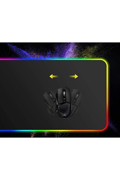 OEM FGD-02 gaming mouse pad with RGB LED lighting
