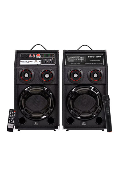 OEM KTA 284 Professional Speaker Set with Wireless Microphone Remote Control and Light Show