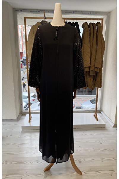 Zühre Sleeves with Sequins, Ferace Black F-0081