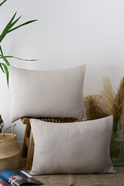 Cottonin Home غطاء وسادة من الموسلين مكون من 4 طبقات، حاصل على شهادة OEKO-TEX...