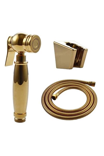 genernic Modern Bathroom Bidet Sprayer with Full Accessories, Shiny Gold