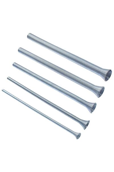 Raco 5 قطع من أداة ثني الأنابيب الزنبركية CT-102-L بطول 21 سم (1/4 بوصة - 5/8 بوصة)