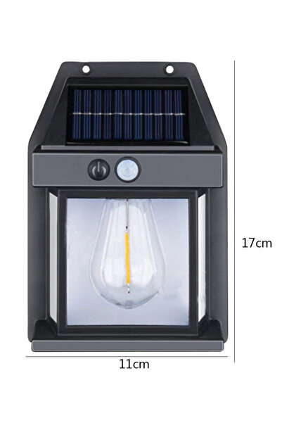 OEM CB 888 LED wall lamp with light sensor, power 3W, Black