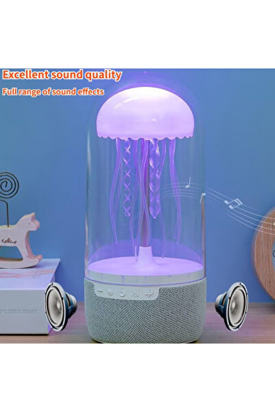 OEM Portable speaker with jellyfish design, 7-color lighting effects, Bluetooth